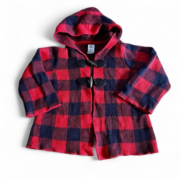 OshKosh B'gosh Other - OshKosh B'gosh Red and Blue Checkered Hoodie